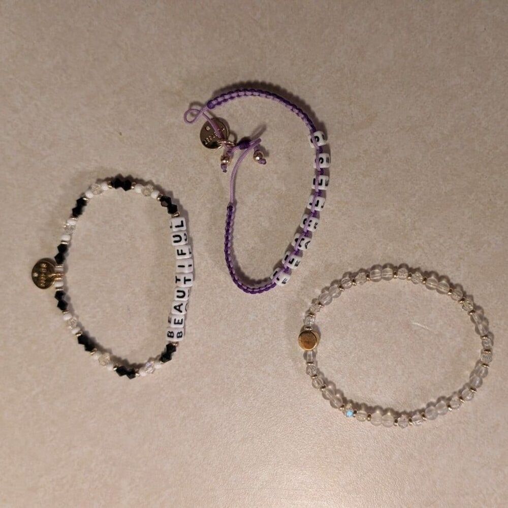 Bundle of 3 Little Words Project Bracelets
